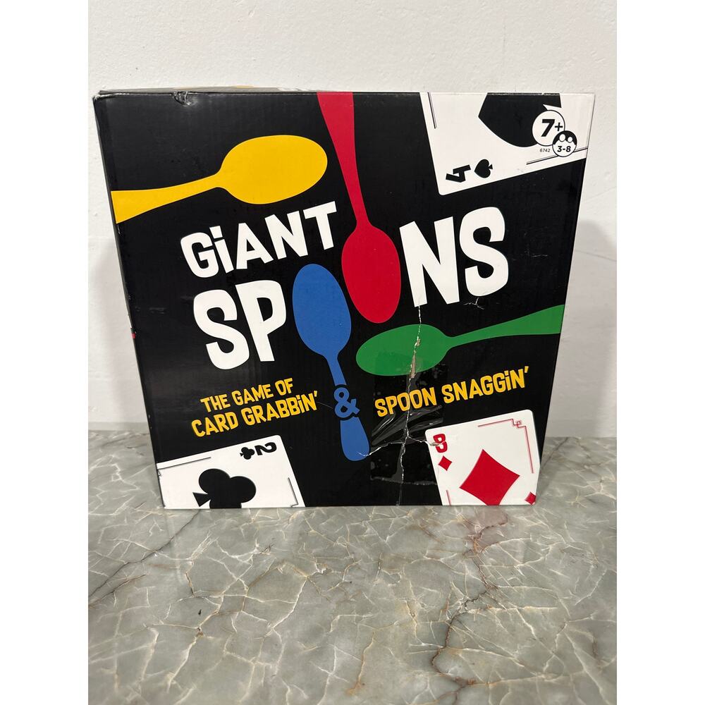 PlayMonster Giant Spoons- Spoons Game, Deck of Cards, Fun Family Games